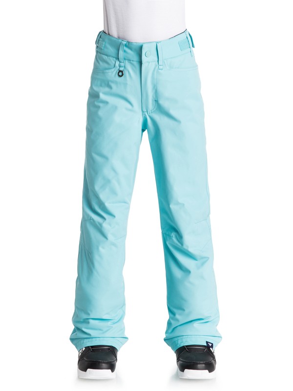 roxy, Girls 7-14 Backyard Snow Pants, BLUE RADIANCE (bgm0) 0 Girls 7-14 Backyard Snow Pants ERGTP03006 Roxy