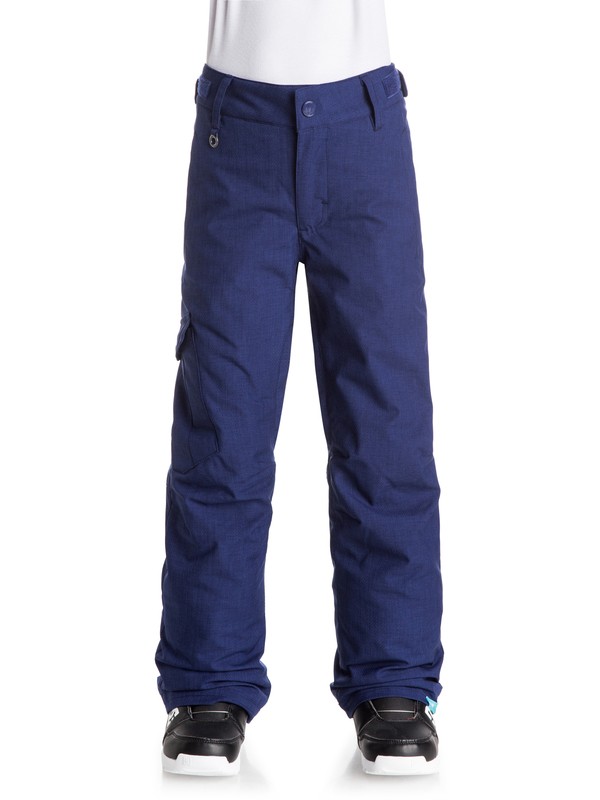 roxy, Girls 7-14 Tonic Snow Pants, BLUE PRINT (bsq0) 0 Girls 7-14 Tonic Snow Pants ERGTP03007 Roxy