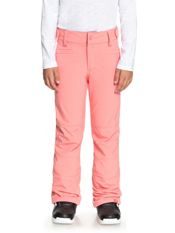 roxy, Girl's 7-14 Creek Snow Pants, SHELL PINK (mhg0) 0 Girl's 7-14 Creek Snow Pants Pink ERGTP03013 Roxy