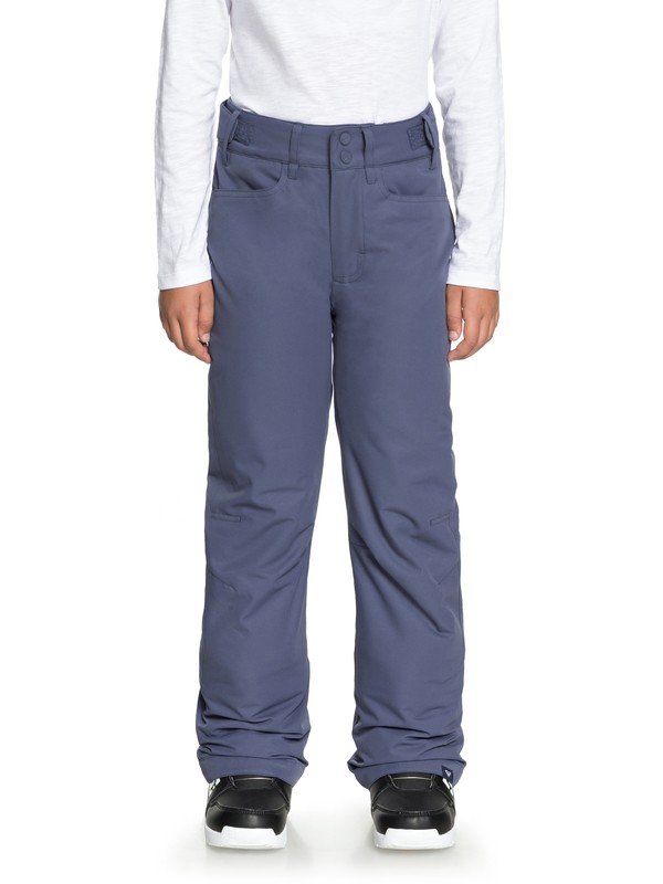 roxy, Backyard - Snow Pants for Girls 8-16, CROWN BLUE (bqy0) 0 Backyard - Snow Pants for Girls 8-16 Blue ERGTP03015 Roxy