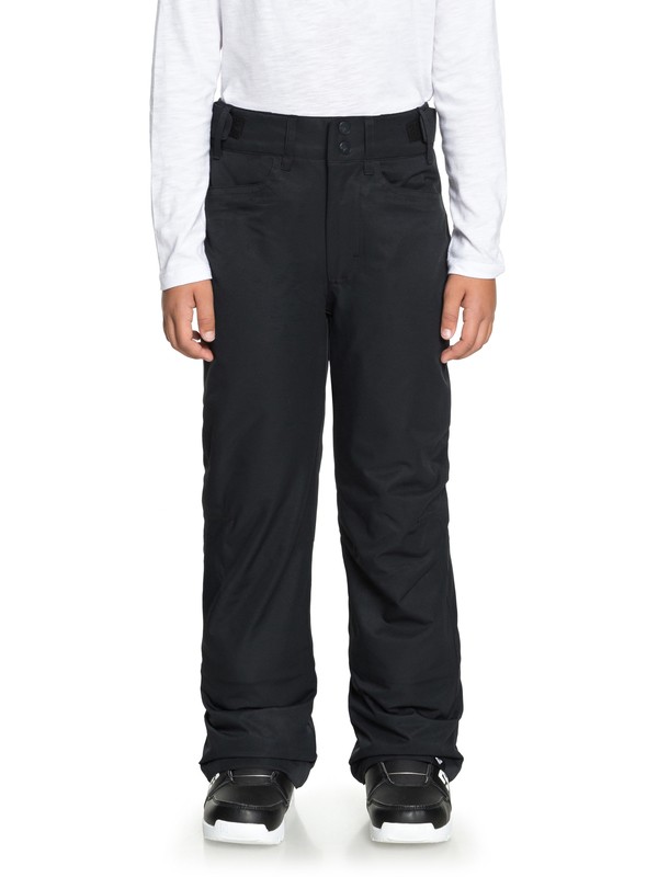 roxy, Girl's 7-14 Backyard Snow Pants, TRUE BLACK (kvj0) 0 Girl's 7-14 Backyard Snow Pants Black ERGTP03015 Roxy