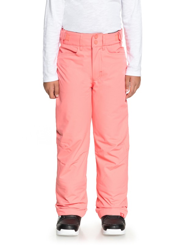 roxy, Girl's 7-14 Backyard Snow Pants, SHELL PINK (mhg0) 0 Girl's 7-14 Backyard Snow Pants Pink ERGTP03015 Roxy