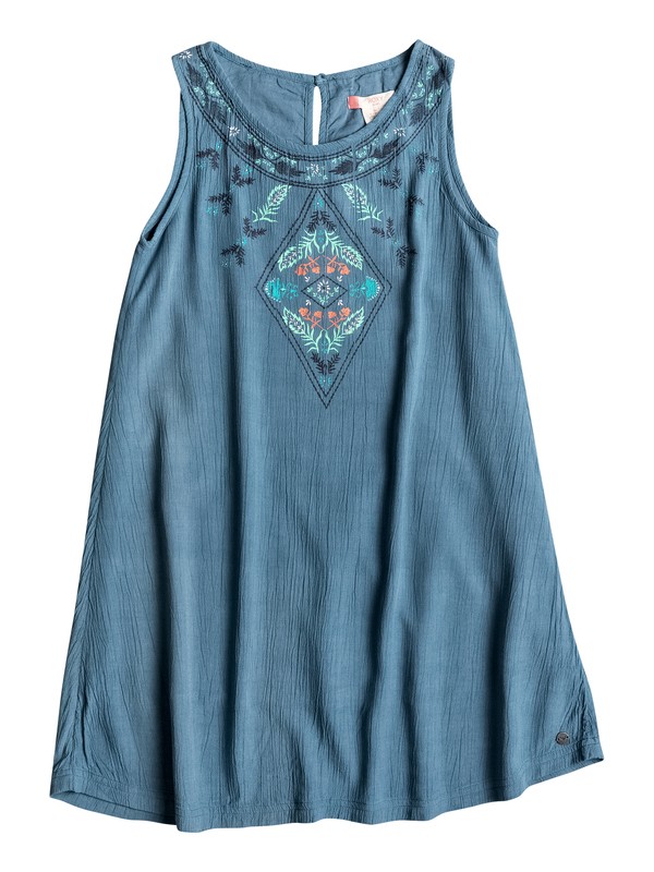 EVERYONE ON A RUN SOLID ERGWD03029 0 Girls 7-14 Everyone On A Run Sleeveless Dress ERGWD03029 Roxy