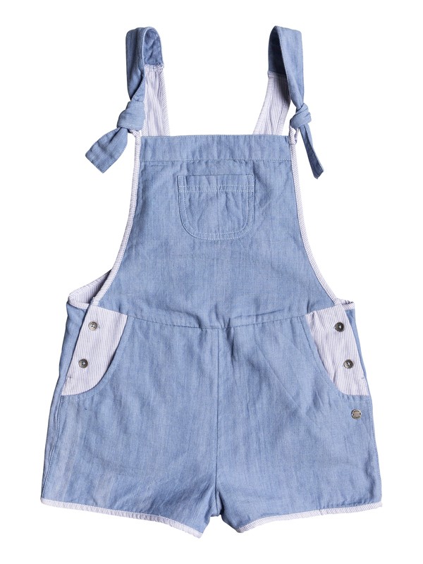 roxy, Girl's 7-14 Glitter Mane Dungaree Romper, LIGHT BLUE (blcw) 0 Girl's 7-14 Glitter Mane Dungaree Romper Blue ERGWD03033 Roxy