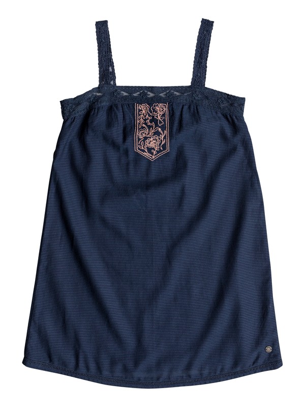 roxy, Girls 7-14 Miss Your Smile Strappy Dress, DRESS BLUES (btk0) 0 Girls 7-14 Miss Your Smile Strappy Dress Blue ERGWD03051 Roxy