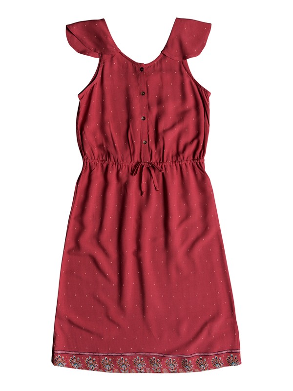 roxy, Girls 7-14 Blooming Love Midi Dress, HOLLY BERRY PERFECT WAVE BORDE (mmt9) 0 Girls 7-14 Blooming Love Midi Dress Pink ERGWD03052 Roxy