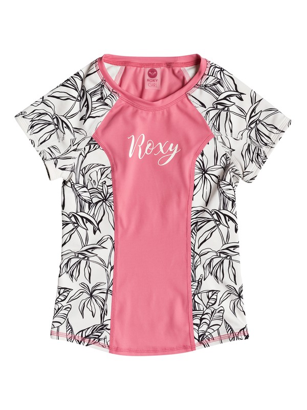 CALIFORNIA DIARY S/S LYCRA ERGWR03050 0 Girls 7-14 California Diary Short Sleeve Rashguard ERGWR03050 Roxy