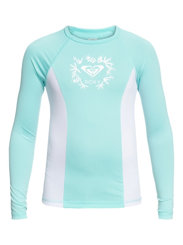 roxy, Tropi ROXY - Licra de Manga Larga con Protección Solar UPF 50 para Chicas 8-16, BLUE LIGHT (bek0) 0 Tropi ROXY - Licra de Manga Larga con Protección Solar UPF 50 para Chicas 8-16 ERGWR03080 Roxy