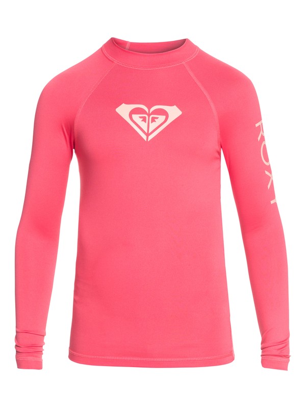 roxy, Whole Hearted - Long Sleeve UPF 50 Rash Vest, ROUGE RED (mlj0) 0 Whole Hearted - Long Sleeve UPF 50 Rash Vest Pink ERGWR03081 Roxy