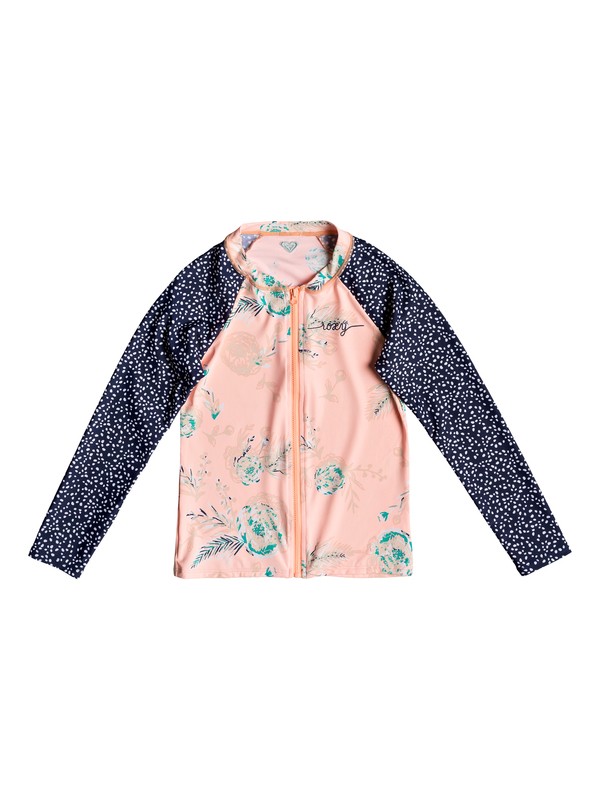 roxy, LS ZIPPED FASHION LYCRA, SOUFFLE FLOWERS IN THE AIR SW (xmwb) 0 LS ZIPPED FASHION LYCRA Rosa ERGWR03128 Roxy