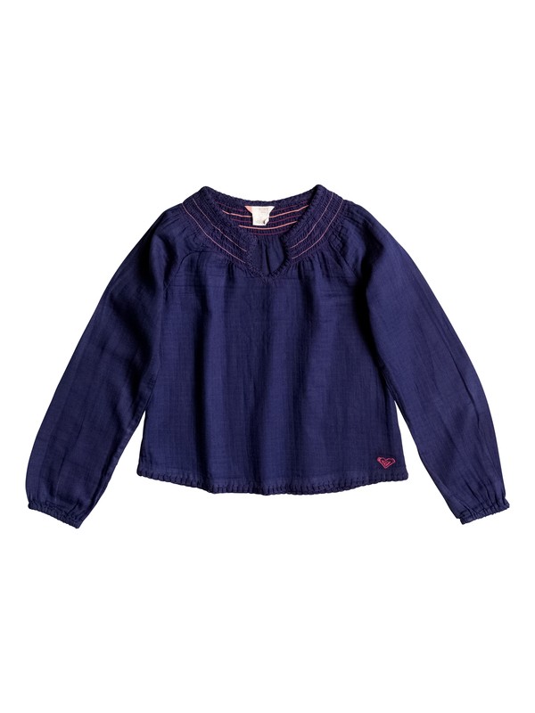 roxy, Beach Fossils - Blouse à manches longues, BLUE PRINT (bsq0) 0 Beach Fossils - Blouse à manches longues ERGWT03006 Roxy
