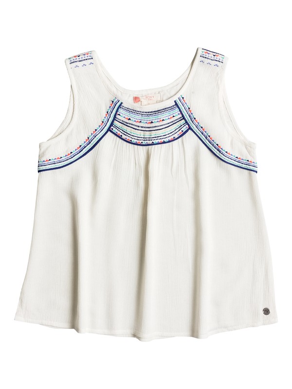 Dotty Folk - Sleeveless Top ERGWT03011 0 Girls 7-14 Dotty Folk Top ERGWT03011 Roxy
