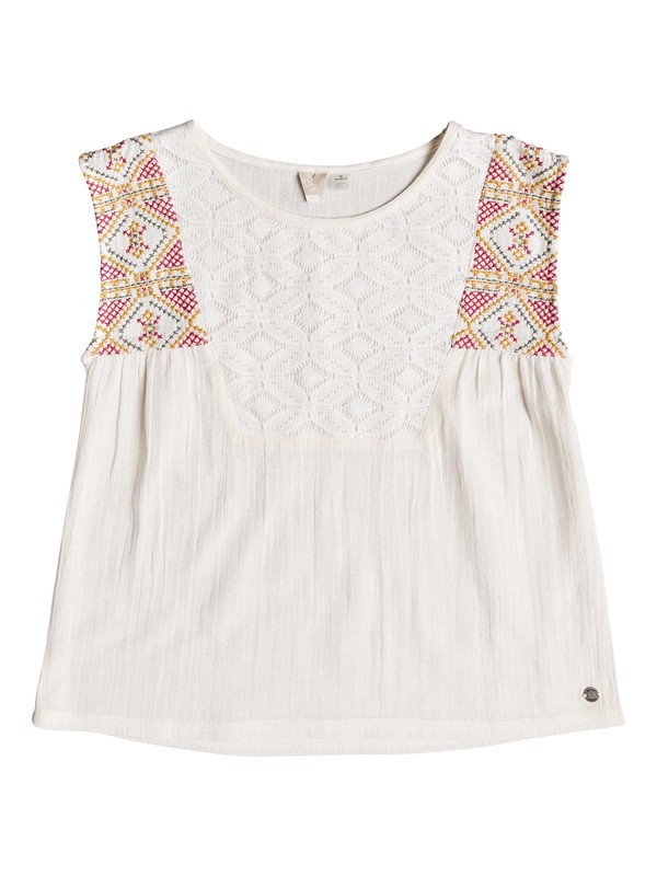 roxy, Girls 7-14 Live For The Day Sleeveless Top, wbt0 (wbt0) 0 Girls 7-14 Live For The Day Sleeveless Top ERGWT03036 Roxy