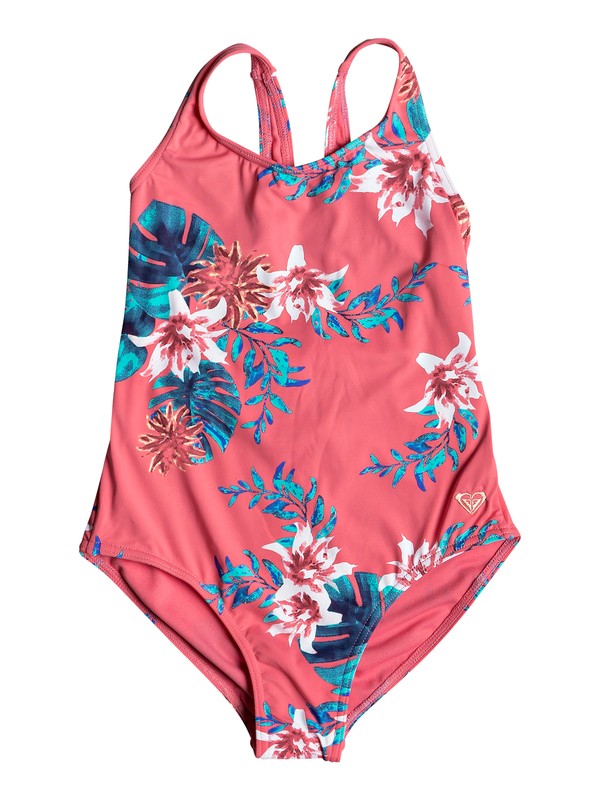 roxy, Girl's 7-14 ROXY Day Dream One-Piece Swimsuit, BRUSH PINK SUN CHASER SWIM (xmgb) 0 Girl's 7-14 ROXY Day Dream One-Piece Swimsuit Pink ERGX103046 Roxy
