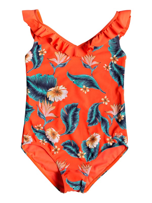 roxy, SEASIDE LOVER ONE PIECE, F CORAL N TROPICAL LOVE RG SW (xmmb) 0 SEASIDE LOVER ONE PIECE Rosa ERGX103053 Roxy