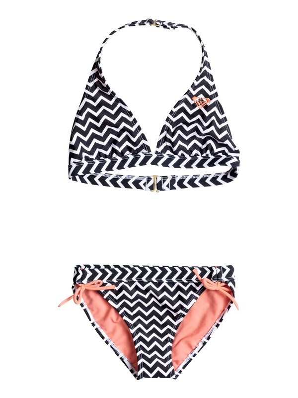 roxy, ROXY Logo Zigzag - Ensemble bikini, SMALL ZIGZAG COMBO WHITE (wbb6) 0 ROXY Logo Zigzag - Ensemble bikini ERGX203006 Roxy