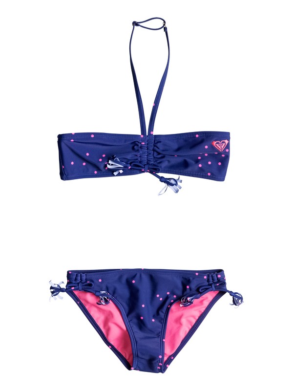 roxy, Dotty Stripy - Ensemble bikini, RANDOM DOTS COMBO POP PINK (mjp6) 0 Dotty Stripy - Ensemble bikini Rose ERGX203017 Roxy