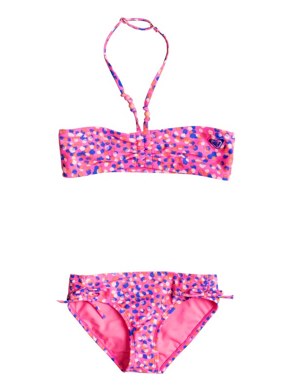 roxy, Fun Animal - Ensemble bikini, ANIMAL PRINT COMBO POP PINK (mjp6) 0 Fun Animal - Ensemble bikini Rose ERGX203020 Roxy