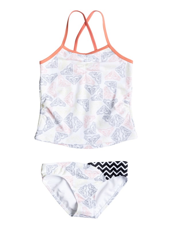 roxy, ROXY Logo Zigzag - Ensemble bikini, INTERWEAVE LOGO COMBO WHITE (wbb6) 0 ROXY Logo Zigzag - Ensemble bikini ERGX203024 Roxy