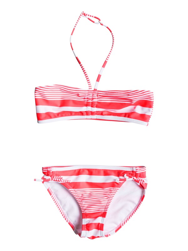 roxy, Dotsy ROXY - Maillot de bain deux pièces bandeau, SUNSET STRIPE GIRL COMBO NEON (nkn3) 0 Dotsy ROXY - Maillot de bain deux pièces bandeau ERGX203051 Roxy