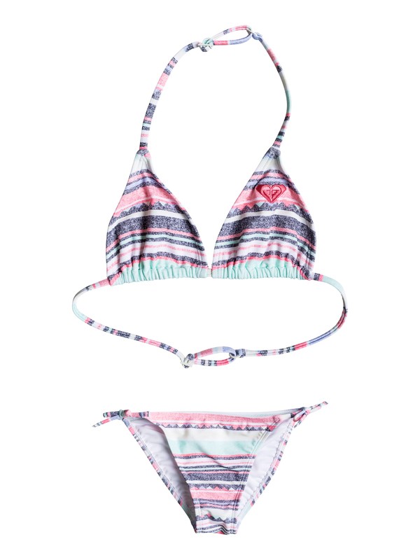 Little Indy - Tri Bikini Set ERGX203052 0 Girls 7-14 Little Indy Tri Bikini Set ERGX203052 Roxy