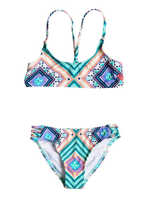 Hippie College - Athletic Bikini Set ERGX203056 0 Girls 7-14 Hippie College Athletic Bikini Set ERGX203056 Roxy