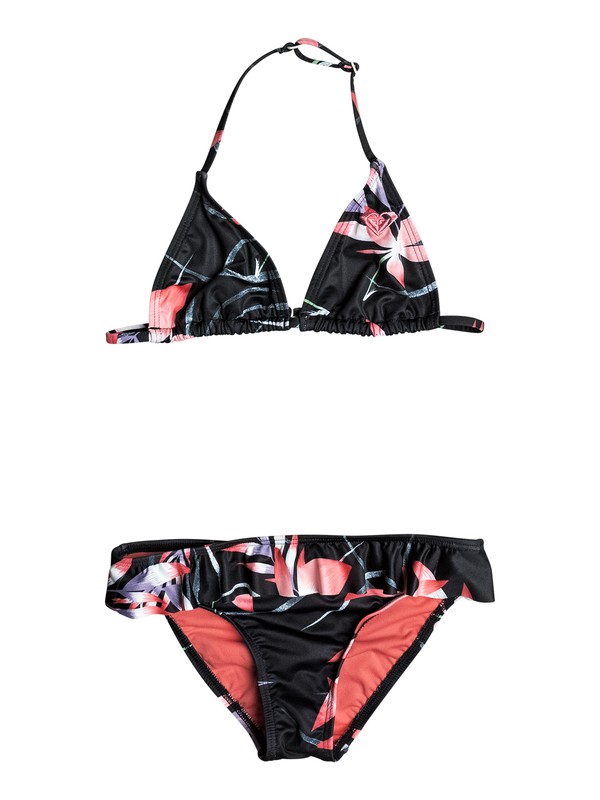 roxy, Blowing Mind - Bikini triangle, ANTHRACITE MISTERY FLORAL (kvj6) 0 Blowing Mind - Bikini triangle ERGX203072 Roxy