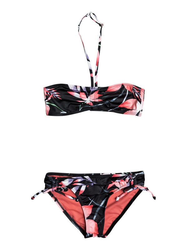 roxy, Blowing Mind - Maillot de bain deux pièces bandeau, ANTHRACITE MISTERY FLORAL (kvj6) 0 Blowing Mind - Maillot de bain deux pièces bandeau ERGX203073 Roxy