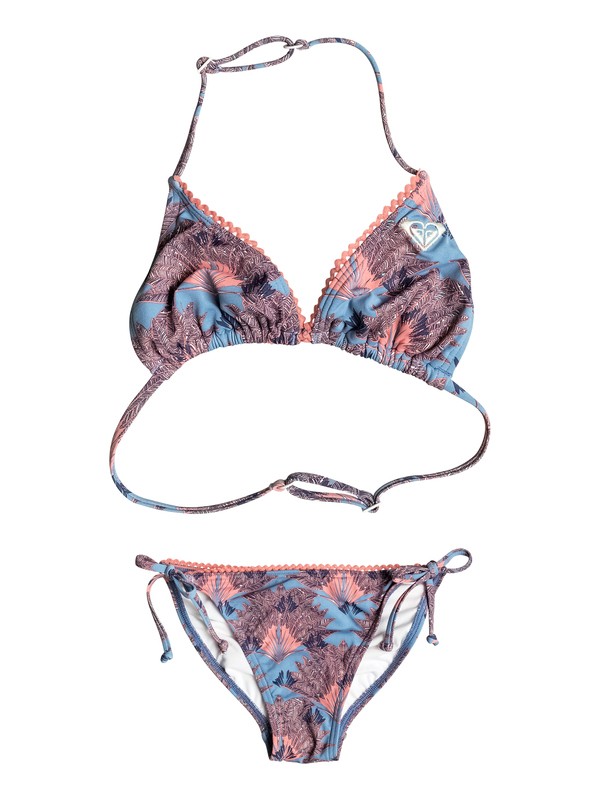 CUBA GIRL TRI SET ERGX203080 0 Girls 7-14 Cuba Girl Tri Bikini Set ERGX203080 Roxy