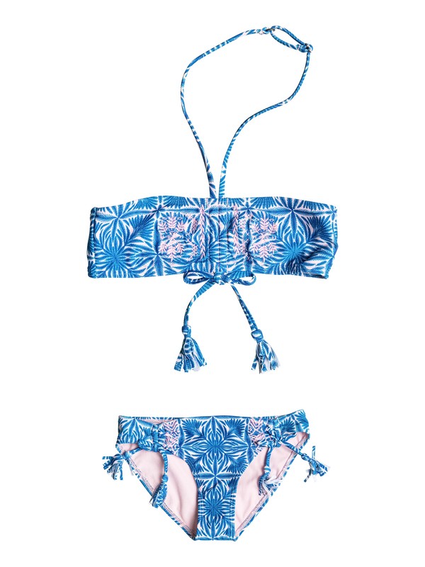 SUNNY DREAMS RG BANDEAU SET ERGX203082 0 Girls 7-14 Sunny Dreams Bandeau Bikini Set ERGX203082 Roxy
