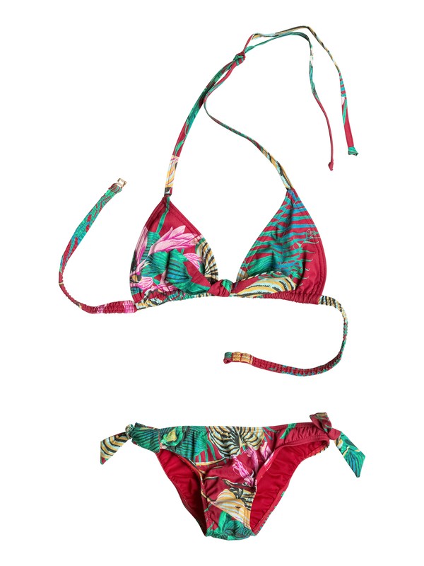 CUBA GANG GIRL TIKI TRI WOV SE ERGX203088 0 Cuba Gang - Tiki Tri Bikini Set ERGX203088 Roxy
