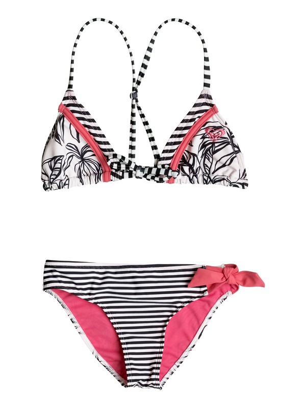 CALIFORNIA DIARY TIKI TRI SET ERGX203093 0 Girls 7-14 California Diary Tiki Triangle Bikini Set ERGX203093 Roxy
