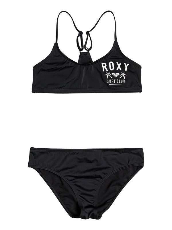 roxy, Girls 7-14 Need The Sea Athletic Bikini Set, ANTHRACITE (kvj0) 0 Girls 7-14 Need The Sea Athletic Bikini Set ERGX203114 Roxy