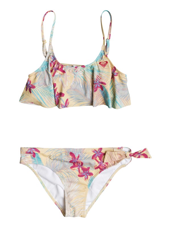 SALT MEMORY FLUTTER SET ERGX203128 0 Girls 7-14 Salt Memory Flutter Bikini Set ERGX203128 Roxy