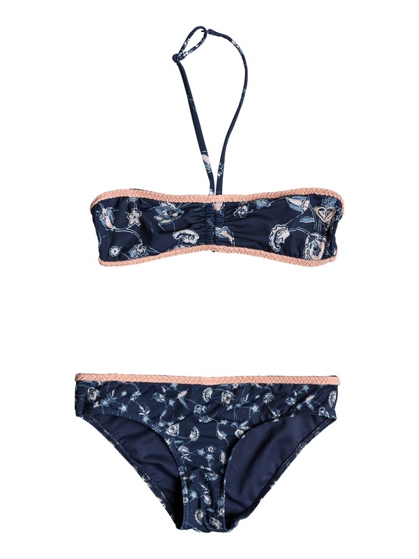 roxy, Beach Days - Bikini Set for Girls 8-16, DRESS BLUES BEYOND WAY (btk1) 0 Beach Days - Bikini Set for Girls 8-16 Blue ERGX203130 Roxy