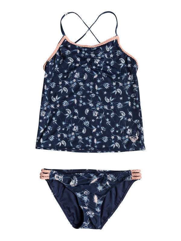 roxy, Beach Days - Tankini-Set für Mädchen 8-16, DRESS BLUES BEYOND WAY (btk1) 0 Beach Days - Tankini-Set für Mädchen 8-16 Blau ERGX203131 Roxy