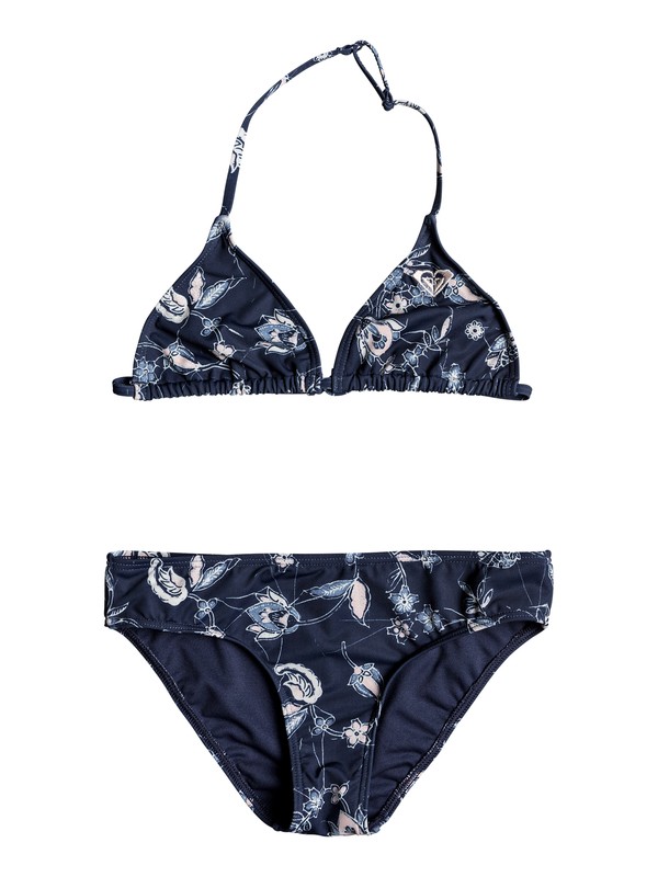 roxy, Beach Days - Ensemble de bikini triangle, DRESS BLUES BEYOND WAY (btk1) 0 Beach Days - Ensemble de bikini triangle Bleu ERGX203141 Roxy