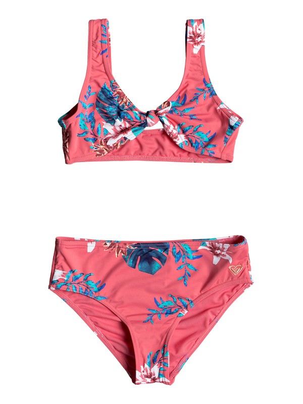 roxy, Conjunto de Bikini tipo triángulo fijo ROXY Day Dream, BRUSH PINK SUN CHASER SWIM (xmgb) 0 Conjunto de Bikini tipo triángulo fijo ROXY Day Dream Rosa ERGX203182 Roxy