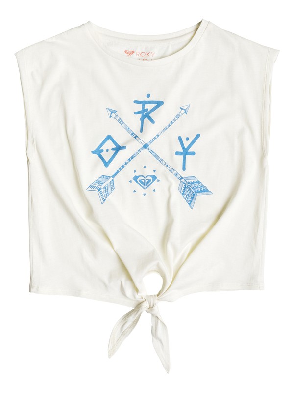 roxy, Rock The Night - T-shirt sans manche, SAND PIPER (wcd0) 0 Rock The Night - T-shirt sans manche Blanc ERGZT03074 Roxy