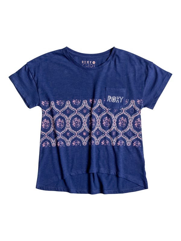 roxy, Into The Deep - Tee-shirt ample, BLUE PRINT (bsq0) 0 Into The Deep - Tee-shirt ample Bleu ERGZT03119 Roxy