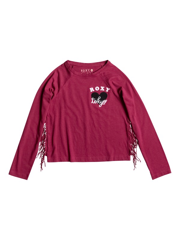 roxy, Sun's Coming Up Tokyo Love - Tee-Shirt à manches longues, RED PLUM (rrc0) 0 Sun's Coming Up Tokyo Love - Tee-Shirt à manches longues ERGZT03128 Roxy