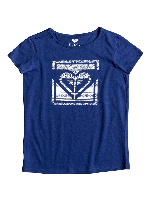 roxy, Galaxy Light Tropical Heart - Tee-Shirt, BLUE DEPTHS (bta0) 0 Galaxy Light Tropical Heart - Tee-Shirt ERGZT03162 Roxy