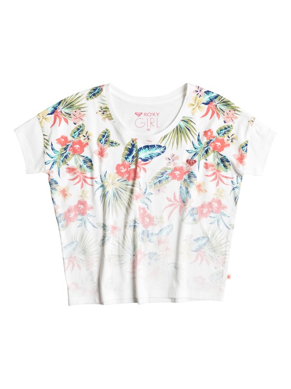 roxy, Little Y Tacotac Gradient - Tee-Shirt, MARSHMELLOW (wbt0) 0 Little Y Tacotac Gradient - Tee-Shirt ERGZT03181 Roxy