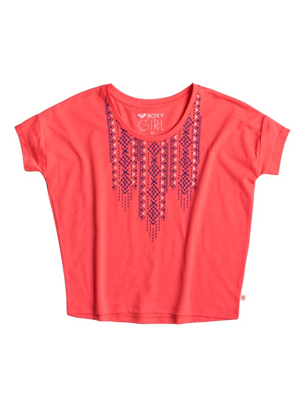 roxy, Little Y Geo - Tee-Shirt, NEON GRAPEFRUIT (nkn0) 0 Little Y Geo - Tee-Shirt Orange ERGZT03182 Roxy