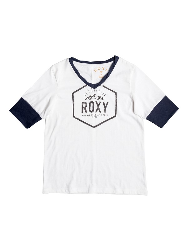 roxy, Fleeting Moments - T-Shirt mit 3/4 Ärmeln für Mädchen 8-16, MARSHMELLOW (wbt0) 0 Fleeting Moments - T-Shirt mit 3/4 Ärmeln für Mädchen 8-16 Weiss ERGZT03223 Roxy