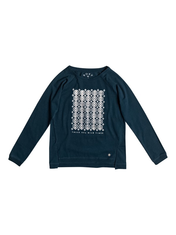 roxy, Abstract Land - Long Sleeve T-Shirt, REFLECTING POND (byf0) 0 Abstract Land - Long Sleeve T-Shirt Blue ERGZT03226 Roxy