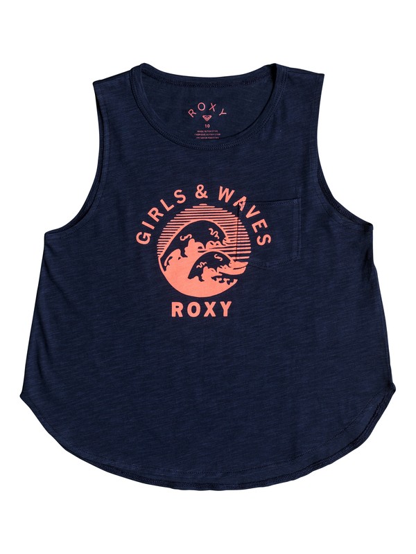 roxy, Girls 7-14 Hear This Beat Tank, DRESS BLUES (btk0) 0 Girls 7-14 Hear This Beat Tank ERGZT03243 Roxy
