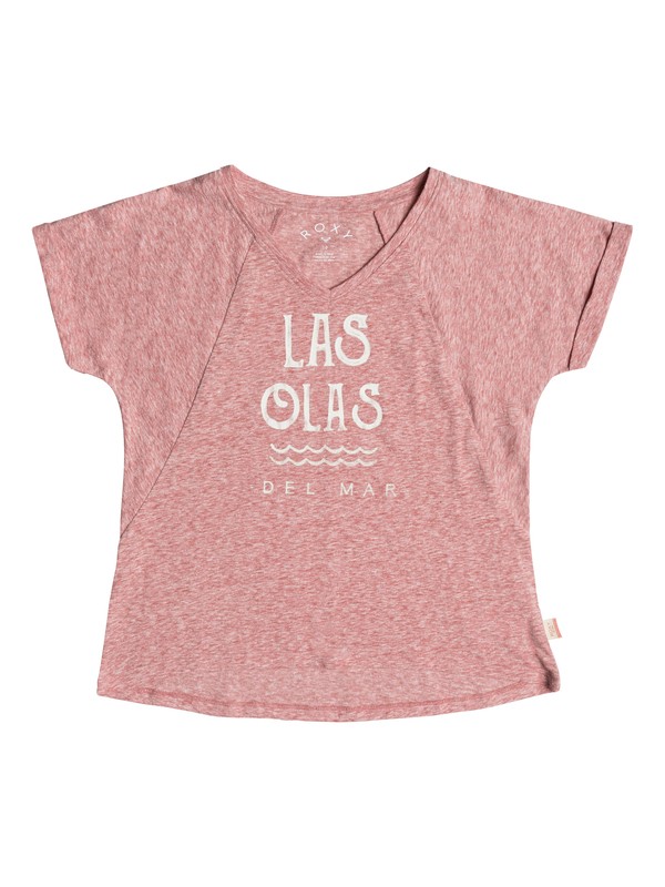 SAY JUST YEAH EL MAR ERGZT03253 0 Girls 7-14 Say Just Yeah El Mar V-Neck Tee ERGZT03253 Roxy