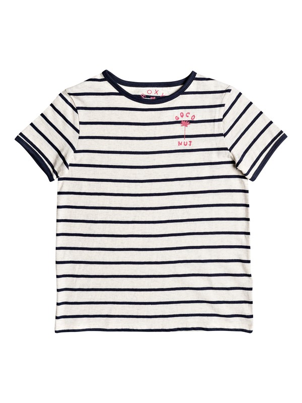 roxy, Girls 7-14 Telling Stories Tee, DRESS BLUE NAUTIC STRIPE (btk8) 0 Girls 7-14 Telling Stories Tee Blue ERGZT03263 Roxy