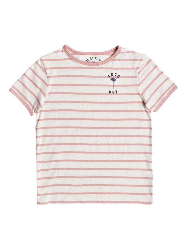 roxy, Telling Stories - T-Shirt für Mädchen 8-16, ROSE TAN HEATHER NAUTIC STRIPE (mhb4) 0 Telling Stories - T-Shirt für Mädchen 8-16 Rosa ERGZT03263 Roxy